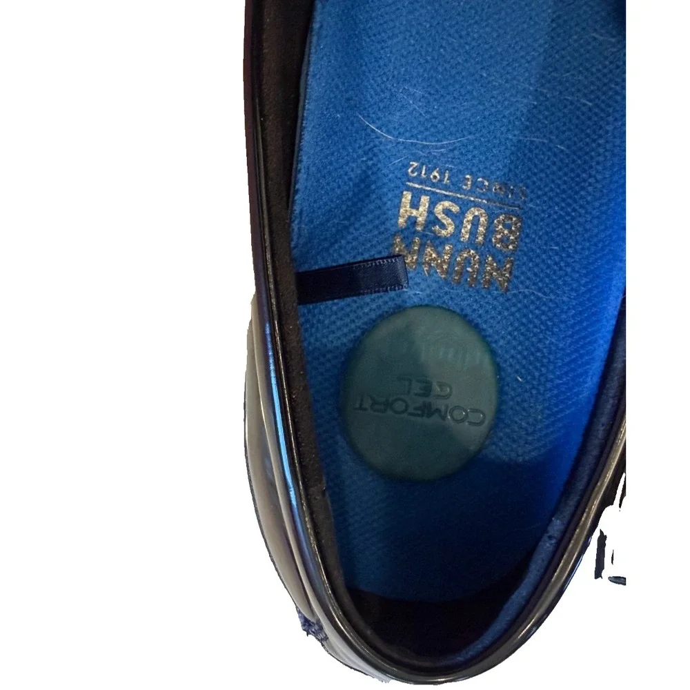 Nunn Bush Men's Patent Leather Penny Loafer Dress Shoes; Black; 12M